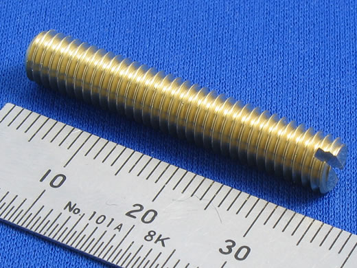 虫ねじ　Ｍ６Ｘ３５　すり割付止めねじ
