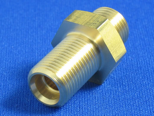 継手ＭＭ　Ｇ１／８Ｘ７／１４　六角１４Ｘ２６